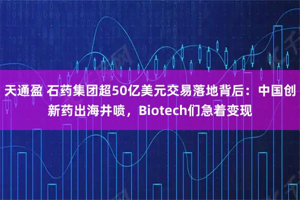 天通盈 石药集团超50亿美元交易落地背后：中国创新药出海井喷，Biotech们急着变现